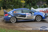 Rallyeauto am Kurs Rallyeauto am Kurs