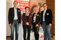 Mag. Wolfgang Schwarz, AK-Bezirksstellenleiter Schärding, FH-Prof.in Mag.a Dr.in Tanja Jadin, Regina Edthaler und Mag. Stefan Wimmer, AK-Bezirksstellenleiter Braunau (von links) Mag. Wolfgang Schwarz, AK-Bezirksstellenleiter Schärding, FH-Prof.in Mag.a Dr.in Tanja Jadin, Regina Edthaler und Mag. Stefan Wimmer, AK-Bezirksstellenleiter Braunau (von links)