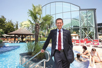 Landesrat Markus Achleitner in der Eurotherme Bad Schallerbach Landesrat Markus Achleitner in der Eurotherme Bad Schallerbach