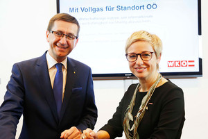 Vollgas für OÖ: Landesrat Markus Achleitner und WKOÖ-Präsidentin Doris Hummer. Vollgas für OÖ: Landesrat Markus Achleitner und WKOÖ-Präsidentin Doris Hummer.