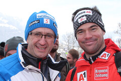 Zwei 2. Plätze für OÖ-Skiass Vincent Kriechmayr - im Bild mit Landesrat Achleitner Zwei 2. Plätze für OÖ-Skiass Vincent Kriechmayr - im Bild mit Landesrat Achleitner