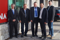 V.l.n.r.: Gunter Schaller-Kulcsar, Helmuth Rieser, Mag. Günther Steinkellner, Johann Brucker,LAbg. Michael Gruber V.l.n.r.: Gunter Schaller-Kulcsar, Helmuth Rieser, Mag. Günther Steinkellner, Johann Brucker,LAbg. Michael Gruber
