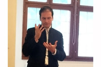 Marouan Benabdallah im Barocksaal in Spital/Pyhrn Marouan Benabdallah im Barocksaal in Spital/Pyhrn
