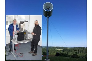 Die „Blueone“-Anlage kann in windigen Regionen die Grundlast für einen Haushalt abdecken Die „Blueone“-Anlage kann in windigen Regionen die Grundlast für einen Haushalt abdecken
