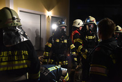 Feuerwehr am Einsatzort Feuerwehr am Einsatzort