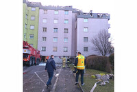 Sicherheitsreferent Dr. Michael Raml beim Brand im Stadtteil Kleinmünchen Sicherheitsreferent Dr. Michael Raml beim Brand im Stadtteil Kleinmünchen