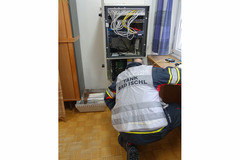Feuerwehr am Einsatzort Feuerwehr am Einsatzort