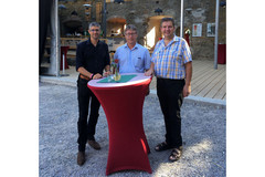 Arch. Andreas Henter, Bgm. Hermann Reingruber, Tourismusobmann Ewald Jenner Arch. Andreas Henter, Bgm. Hermann Reingruber, Tourismusobmann Ewald Jenner