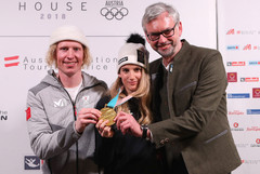 v.l.: Clemens Millauer, Anna Gasser, LH-Stv. Michael Strugl v.l.: Clemens Millauer, Anna Gasser, LH-Stv. Michael Strugl