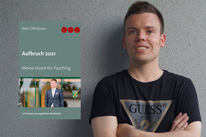 Junger Bürgermeister-Kandidat Öfferlbauer schrieb Buch mit Zukunftsvision für Pasching Junger Bürgermeister-Kandidat Öfferlbauer schrieb Buch mit Zukunftsvision für Pasching