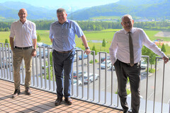 Bgm. Christian Dörfel, Kurt Bernegger und Landtagspräsident Stanek Bgm. Christian Dörfel, Kurt Bernegger und Landtagspräsident Stanek