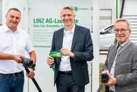 Bürgermeister Baumberger mit Vertretern der Linz AG Bürgermeister Baumberger mit Vertretern der Linz AG