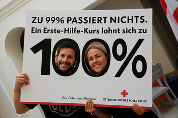 Erste Hilfe-Kurse beim Roten Kreuz - Symbolbild Erste Hilfe-Kurse beim Roten Kreuz - Symbolbild