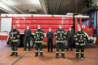 Feuerwehrmänner des Jahres in Wels ausgezeichnet Feuerwehrmänner des Jahres in Wels ausgezeichnet