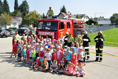 Das Highlight des Jahres - Besuch der Kids bei der FF Eberschwang Das Highlight des Jahres - Besuch der Kids bei der FF Eberschwang