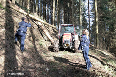 Unfallstelle in Scharnstein Unfallstelle in Scharnstein
