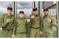 Mario Achauer, Julian Bachmayr, Paul Eibenberger und Oliver Nagl Mario Achauer, Julian Bachmayr, Paul Eibenberger und Oliver Nagl