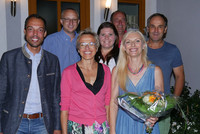 Bezirksparteiobmann NR Klaus Lindinger (v.li.), GV Gerhard Seemann, BGF Monika Neudorfer, GR Verena Strasser, GV Josef Mader und Christoph Stoiber gratulierten der jungen Vierzigerin Gabriele Aicher! Bezirksparteiobmann NR Klaus Lindinger (v.li.), GV Gerhard Seemann, BGF Monika Neudorfer, GR Verena Strasser, GV Josef Mader und Christoph Stoiber gratulierten der jungen Vierzigerin Gabriele Aicher!