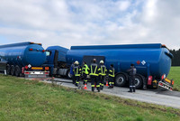Bergung des Gefahrguttransporters Bergung des Gefahrguttransporters