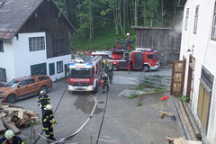 Großübung für Ischler Feuerwehren in Abbruchgebäude Großübung für Ischler Feuerwehren in Abbruchgebäude