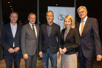 v.l.n.r.: Markus Hengstschläger, Thomas Stelzer, Erwin Wurm, Christine Haberlander, Andreas Mitterlehner v.l.n.r.: Markus Hengstschläger, Thomas Stelzer, Erwin Wurm, Christine Haberlander, Andreas Mitterlehner