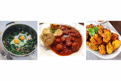 Gulasch trifft Pakoras und Nargesi - Imagebild Gulasch trifft Pakoras und Nargesi - Imagebild