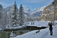 Schiederweiher im Winter Schiederweiher im Winter