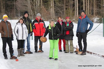 Beim Eisschießen Beim Eisschießen