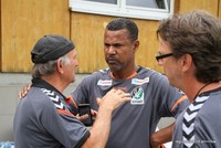 Trainer Chabbi mit Manager Zauner Trainer Chabbi mit Manager Zauner