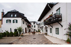 Der heimelige Innenhof des Seilerhauses in der Linzer Straße Der heimelige Innenhof des Seilerhauses in der Linzer Straße