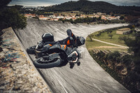 KTM 1290 Super Adventure in action KTM 1290 Super Adventure in action