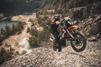 KTM 890 Adventure R in action KTM 890 Adventure R in action