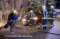 Feuerwehr an der Unfallstelle Feuerwehr an der Unfallstelle