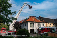 170 Einsatzkräfte bei Brand in einem Vierkanthof 170 Einsatzkräfte bei Brand in einem Vierkanthof
