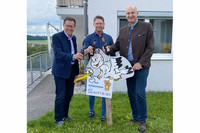 KD Ing. Klaus Mitterhauser, frischgebackener Vater Markus Felbermaier und KO Stv. Dr. Christian Dörfel KD Ing. Klaus Mitterhauser, frischgebackener Vater Markus Felbermaier und KO Stv. Dr. Christian Dörfel