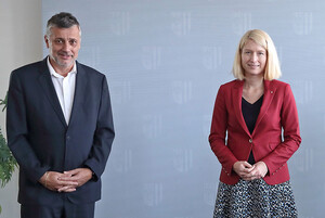 Bildungsdirektor Alfred Klampfer und LH-Stellvertreterin Christine Haberlander Bildungsdirektor Alfred Klampfer und LH-Stellvertreterin Christine Haberlander
