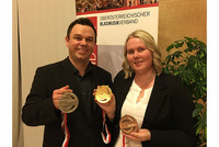 Bezirkskapellmeister Arnold Renhardt und die interimistische Bezirksobfrau Stefanie Meiseleder Bezirkskapellmeister Arnold Renhardt und die interimistische Bezirksobfrau Stefanie Meiseleder
