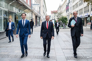 BK Sebastian Kurz, LH Thomas Stelzer, BM Heinz Faßmann BK Sebastian Kurz, LH Thomas Stelzer, BM Heinz Faßmann