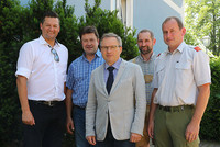 LR Klinger und LAbg. Michael Gruber in Vorderstoder LR Klinger und LAbg. Michael Gruber in Vorderstoder