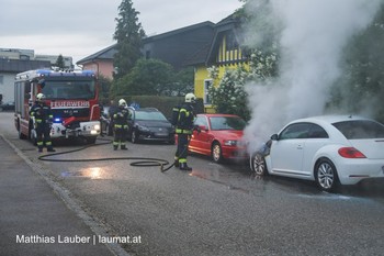 Feuerwehr am Brandort Feuerwehr am Brandort