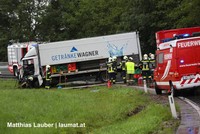 Unfallstelle in Laakirchen Unfallstelle in Laakirchen
