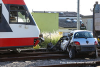 Unfallstelle in Peuerbach Unfallstelle in Peuerbach