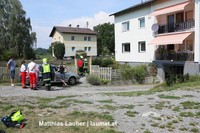 Feuerwehr am Einsatzort Feuerwehr am Einsatzort