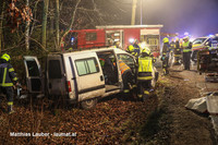 Unfallstelle in Piberbach Unfallstelle in Piberbach