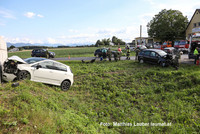 Unfallstelle in Schiedlberg Unfallstelle in Schiedlberg
