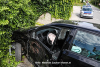 das schwerst beschädigte Unfallfahrzeug das schwerst beschädigte Unfallfahrzeug