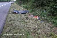 Unfallstelle auf der A8 Unfallstelle auf der A8