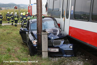 Unfallstelle in Waizenkirchen Unfallstelle in Waizenkirchen