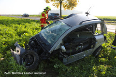 Unfallstelle in Pasching Unfallstelle in Pasching