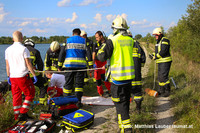 Rettungsteam an der Traun im Einsatz Rettungsteam an der Traun im Einsatz